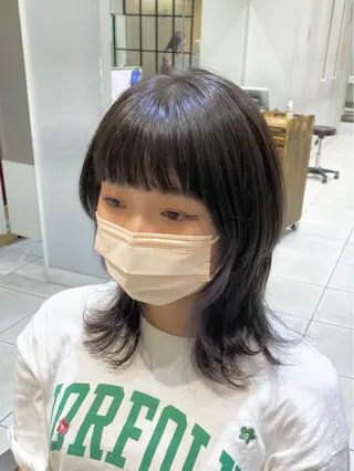 ミディアム 似合わせ艶髪カラー ❤️ハダユミのヘアスタイル