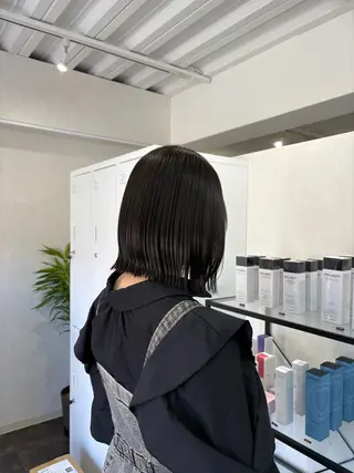 ミディアム mua ERIKAのヘアスタイル