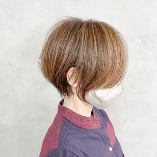 ショート カラー 🎁無料カットカラー 📷撮影モデル募集✨のヘアスタイル