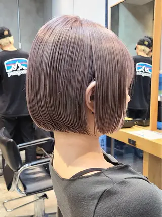 ショート fifthパーマ透明 感カラー✨齊藤晋壱朗のヘアスタイル