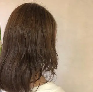 ミディアム カラー 大野 翼のヘアスタイル
