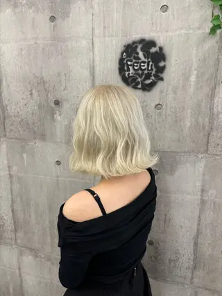 ミディアム 田中 沙也香のヘアスタイル