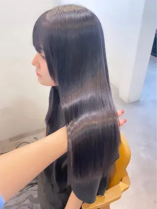 カラー 若月 あやかのヘアスタイル