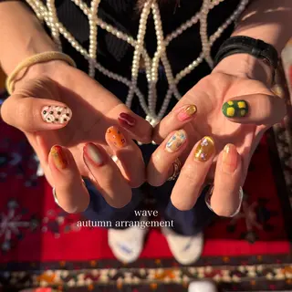 ショート nail space wave所属・nail space waveのネイルデザイン