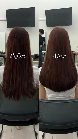 ロング カラー Little×Ray所属・Ayu🩶 カットモデル募集中のヘアスタイル