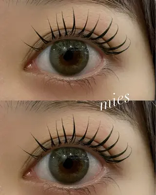 マツエク・マツパ miesnails.by eyelash所属・田中 里奈のマツエク・マツパデザイン