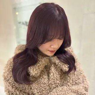 セミロング カラー kotone🦋 艶髪/似合わせカラーのヘアスタイル