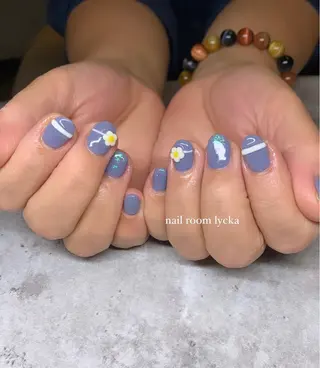 ネイル ﾈｲﾙﾙｰﾑﾘｯｶ 𝐦𝐚𝐲𝐮のネイルデザイン