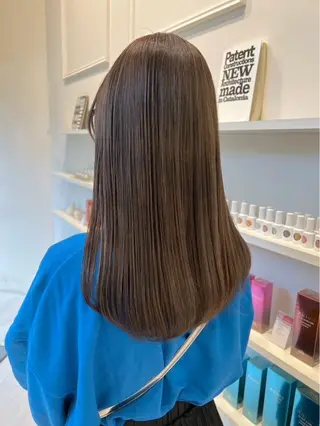 セミロング カラー ParveMix 🩶🫧入江 香名のヘアスタイル