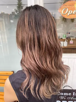 ロング 🍭透明感カラー 志賀拓海🍬🌈のヘアスタイル