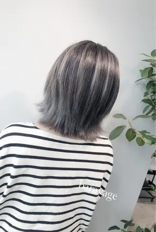 ミディアム 岸川 恭子のヘアスタイル