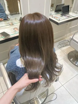 ロング 似合わせ艶髪カラー ❤️ハダユミのヘアスタイル