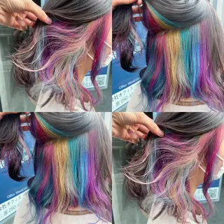 ミディアム カラー 原宿サロン代表 デザインカラー伊藤卓のヘアスタイル