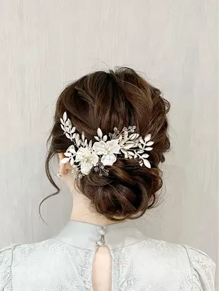 セミロング ヘアアレンジ ヘアセット専門店hair make salon R所属・ヘアセット専門店 Rのヘアスタイル