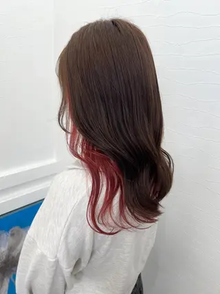 ロング カラー YURAGI🤍 SAEのヘアスタイル