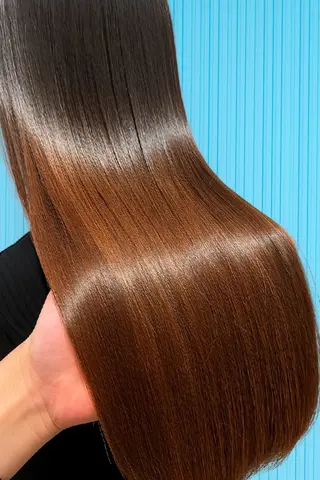 ロング 髪質改善＆白髪ぼかし カラー♡店長みやけ♡のヘアスタイル