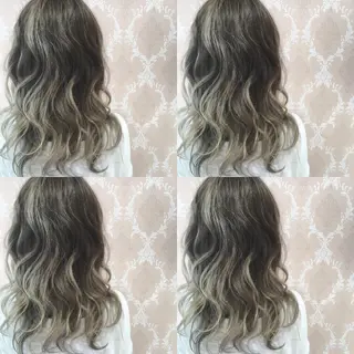 ミディアム カラー graxi'    グラシー所属・ブリーチ/ハイトーン SERINAのヘアスタイル