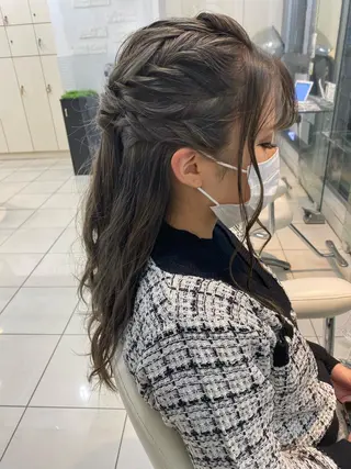 ロング ヘアアレンジ アレンジ&ショート 💙YUKINOのヘアスタイル