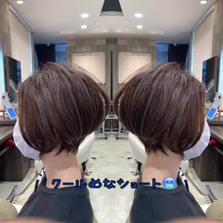 ショート カラー 駒田 拳児のヘアスタイル