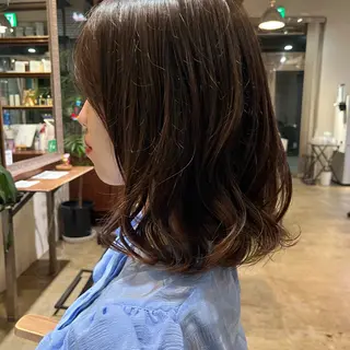 ミディアム 太田 渚遊のヘアスタイル