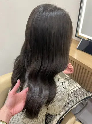 ロング カラー 大宮韓国風レイヤー 吉田こうすけのヘアスタイル