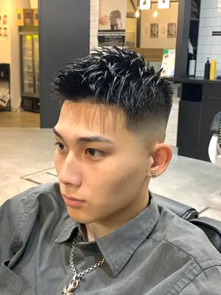 ショート メンズ FRANKS BARBER and BEER CLUB所属・メンズカット 大畑公平のヘアスタイル