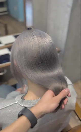 セミロング カラー 💖カラー/ブリーチ 💖あつやのヘアスタイル