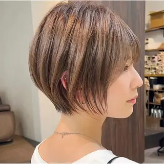 ショート カラー ヘアアレンジ FERiCIA.  表参道所属・レイヤーカット 🪄吉野翔悟のヘアスタイル