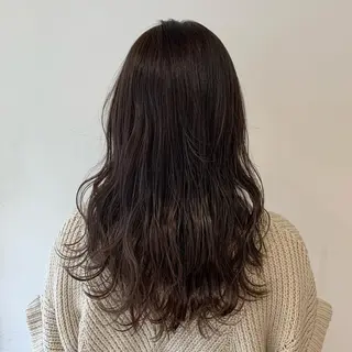 セミロング カラー 夏海 大宮美容室のヘアスタイル