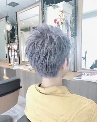 カラー 平野 沙織のヘアスタイル