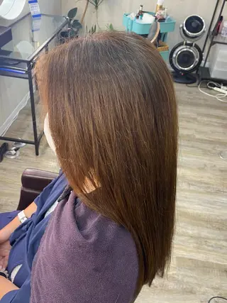 ロング カラー 山﨑 燦人のヘアスタイル