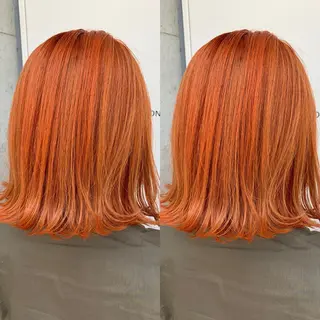 ミディアム カラー 🌈艶ハイトーン🌈 心を込めます🤝涼介のヘアスタイル