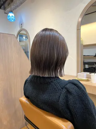 ショート カラー 神戸ボブ✂️ ioe三宮/田 伸佳のヘアスタイル