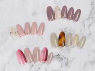 ネイル うる艶♡透明感ネイル Rirashiaのネイルデザイン