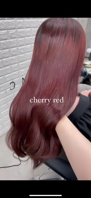 ロング 角田 萌夏のヘアスタイル