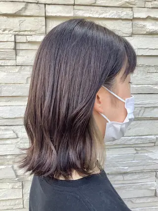 ミディアム カラー 透明感カラーブリーチ 🌼シゲモトアヤ🌼のヘアスタイル
