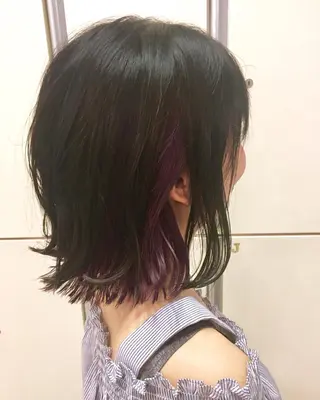 ショート カラー 髪質改善/美髪矯正 マネージャー福永のヘアスタイル