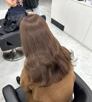 ミディアム 透明感ヘア/ベージュ 🩶shiho🩶のヘアスタイル