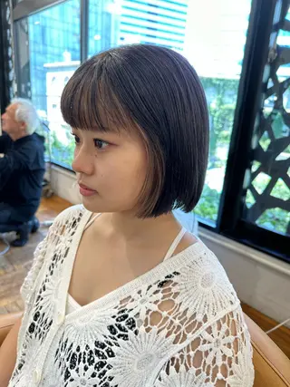 ショート オブヘア所属・銀座／カット ／ボブ　るかのヘアスタイル