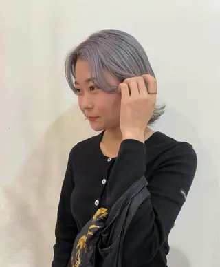 ミディアム カラー chiharu ボブ/レイヤーのヘアスタイル