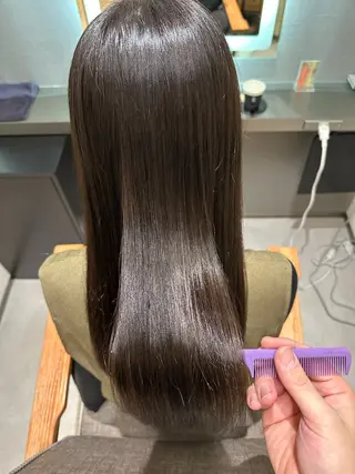 ロング カラー ヘアアレンジ 大人美人:髪質改善 ✂︎YUGOのヘアスタイル