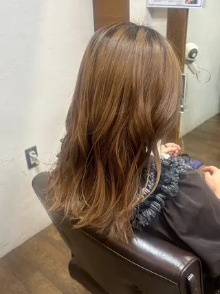 ロング ヘアアレンジ chacha blanc元山のヘアスタイル