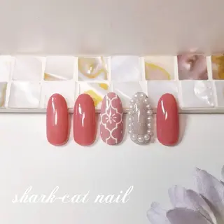 ネイル サメ猫 マーヤのネイルデザイン