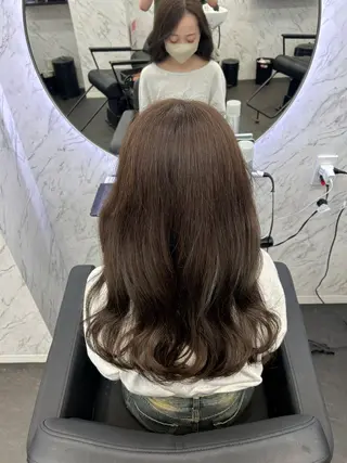 ロング カラー 韓国艶カラー 🇰🇷💎MIUのヘアスタイル