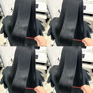 セミロング 【髪質改善カラー】 あむ·. ⟡ 🖤のヘアスタイル