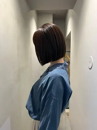 ショート カラー ロエ平尾山荘所属・大人ショート/メンズ /平尾/薬院/綜一郎のヘアスタイル