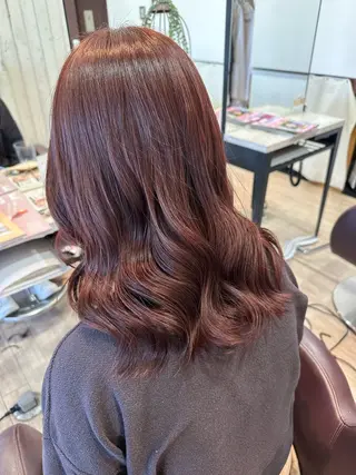 ミディアム ツヤ髪質改善 💜れいな💜のヘアスタイル