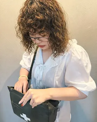 ミディアム パーマ Rock 'n' Roll Games所属・神近 円香 🪷/RRGのヘアスタイル