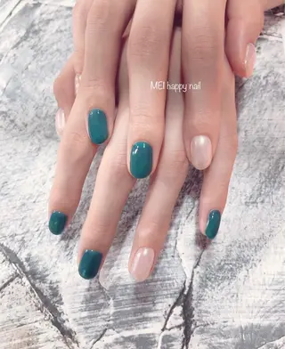 ネイル 北浦和 自爪育成ケアのネイルデザイン