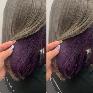 ミディアム ブリーチ無しカラー✨ 美鈴のヘアスタイル